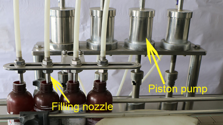 500мл машина за полнење шише со шише со запечатување на капа и тркало со starвездички